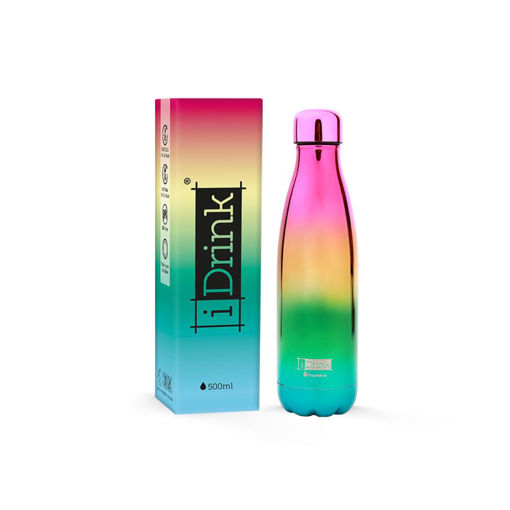 Picture of IDRINK THERMAL BOTTLE 500ML METALLIC RAINBOW